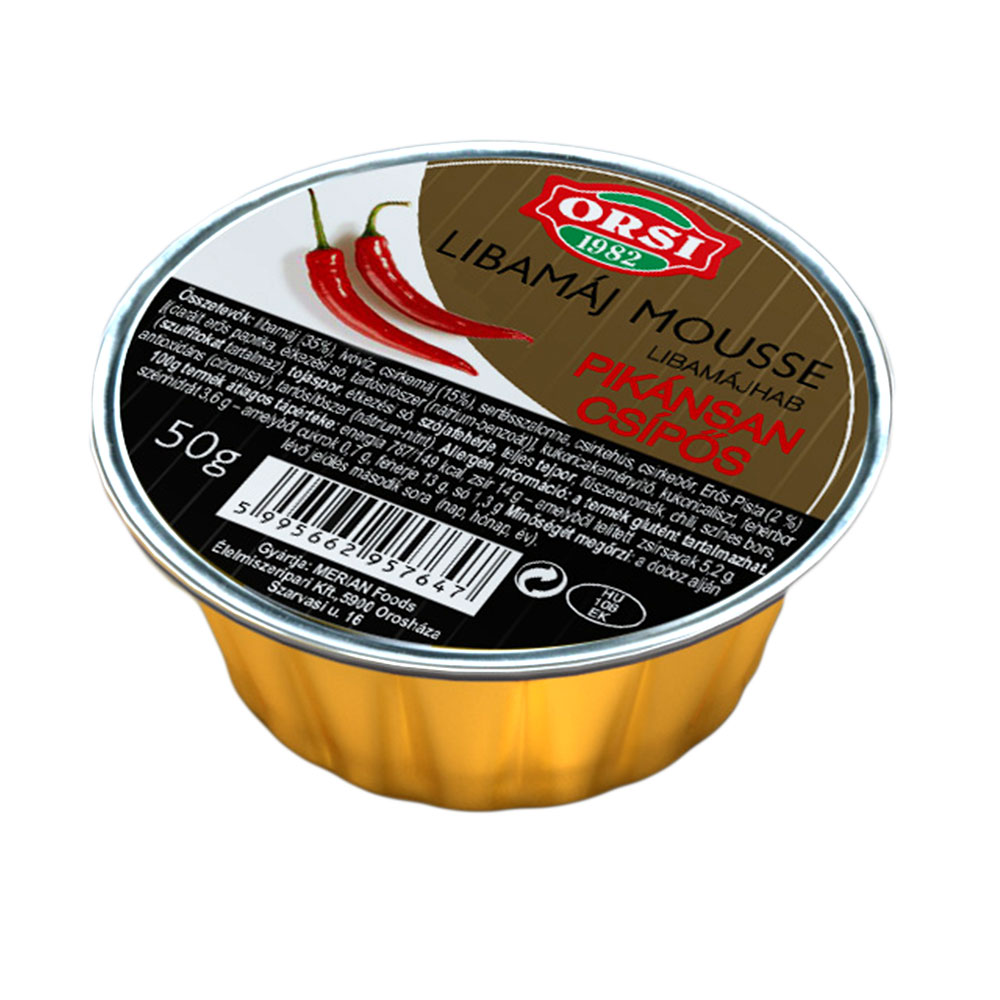 ORSI Libamáj Mousse Pikánsan Csípős 50g